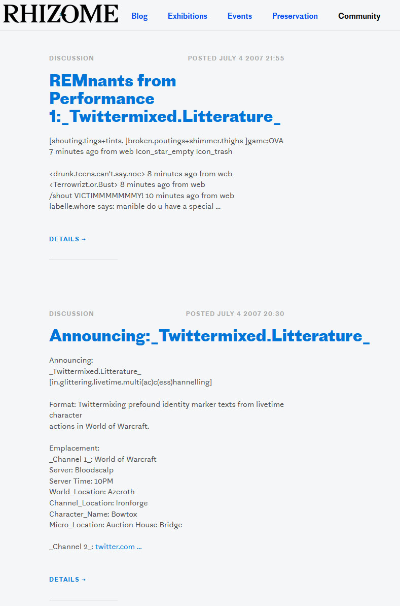 Twittermixed Litterature